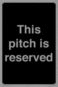 This pitch is reserved